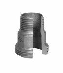 Screw-in part no. 376 galvanised A/A R/G flat sealing Georg Fischer