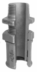 Long threaded nipple no. 535 galvanised A/I R/Rp complete Georg Fischer
