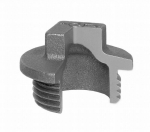 Stopper no. 595 black A G sealing surface turned on Georg Fischer