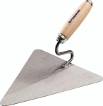 Berlin trowel with beech wood handle LxW hardened steel Promat