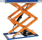 Doppelscheren-Hubtisch LxB 1300x800, Hub 1600