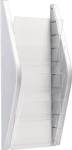 Brochurehouder HxBxD 540x280x80mm 4 A4-compartimenten
