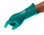 Gloves nitrile chemical protection FDA L=320 green Ansell Alpha Tec 58-330