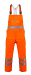Warn-Schnittschutz-Latzhose Forest-Jack leuchtorange EN381 Teil 5 Design A Kl.1, EN20471 Kl.2