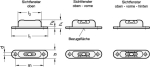 Longitudinal vial for screwing on GN