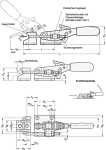 Verschluß-Spanner ohne Zugbügel GN 851.3-160-T