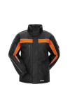 Winter jacket black/orange, PO Planam Cosmic Outdoor