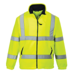 Warnschutz-Fleece-Jacke Netzfutter Gr. gelb, Oberstoff 100% PES F300