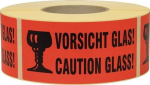 Hinweisetikett LxB 145x70 rot