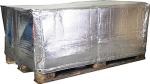 Pallethoes thermofolie zilver