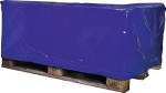 Pallethoes PVC-weefselfolie blauw
