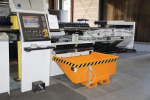 Mini-Kippbehälter, Inhalt m³ LxBxH Tragfähigkeit 750 kg, kg