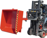 Mini-Kippbehälter, Inhalt 0,23 m³ LxBxH 1385x680x450 Tragfähigkeit 750 kg, 84 kg