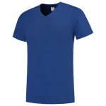 T-shirt slanke V-hals Maat koningsblauw, BW160 Tricorp Casual