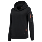 Damen Sweatshirt Kapuze schwarz, MG300 Tricorp Premium