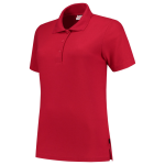 Dames poloshirts slim fit Maat rood, MG180 Tricorp Casual