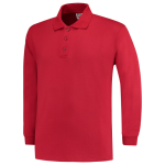 Sweatshirt with polo collar red, MG280 Tricorp Casual