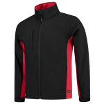 Softshell jacket black red, MG340 Tricorp Bicolour Workwear