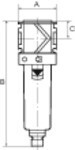 Microfilter variobloc met PC opvangbak Beschermkooi BG G