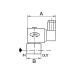 2/2-weg magneetventiel NO 230