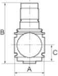 Präzisionsdruckregler variobloc inkl. Manometer BG G bar