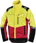 Forstschutz-Jacke neongelb/rot 60PES40BW