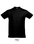 T-Shirt tief schwarz 100%BW 190gr/m²