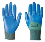 Schnittschutzhandschuhe blau, tiefgetaucht, EN 388 Kat II KCL 657 DumoCut