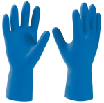 Chemical protective gloves 8 blue, EN 388/374 Cat III KCL 754 VeroChem