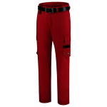 Work trousers red, MG245 Tricorp Twill Cordura Stretch Workwear