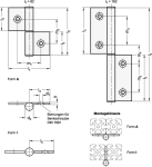 Profile hinge GN