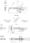 Horizontal tensioner GN With extension and locking mechanism