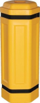 Pillar & post protection Height 1000 forPE yellow