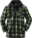 Thermohemd schwarz/limette 100% PES Terrax Workwear