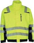 Warnschutz-Pilotenjacke gelb/schwarz, 100% PES Prevent Trendline