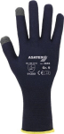 Feinstrickhandschuhe Kat II EN388, blau BW&Elasthan für Touchscreens