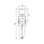 Futura Mano BG filter regulator G bar