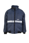 Blouson marine, Innenfutter rot, MG320 Planam Kühlhaus