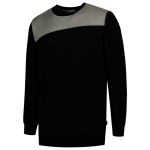 Sweatshirt bicolour cross seam black grey, MG280 Tricorp Workwear