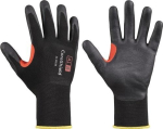 Cut protection gloves 15G jersey Class A/A1, black nitrile foam Honeywell Coreshield