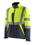 Soft shell jacket yellow/black-blue, PO280 Mascot Safe Light Kiama