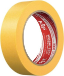 Afplakband L=50 m, geel glad KIP 3308 WASHI-TEC Premium PLUS