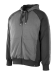 Sweater met capuchon Maat donker antraciet/zwart, MG340 Mascotte Uniek Wiesbaden