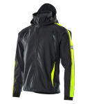 Hard shell jas Maat L, zwart/geel, PO250 Mascotte Hardwear Gandia