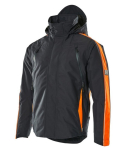 Winter jacket black/ blue/ orange, PO250 Mascot Hardwear Tolosa