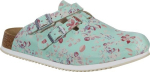 Clogs flower field mint SRA Birkenstock Kay Flowers