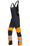 Dungareesdark anthracite-bright orange Rofa 2355 Vis-Line I