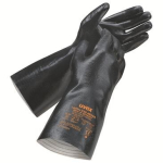 Handschuhe, Nitril Chemikalienschutz L=350 schwarz uvex rubiflex ESD NB35A