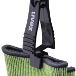 Handschoenhouder, clip met karabijnhaak zwart Uvex handschoenklem
