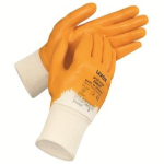Handschuhe, Nitril vollbeschichtet weiß/orange uvex profi ergo ENB20